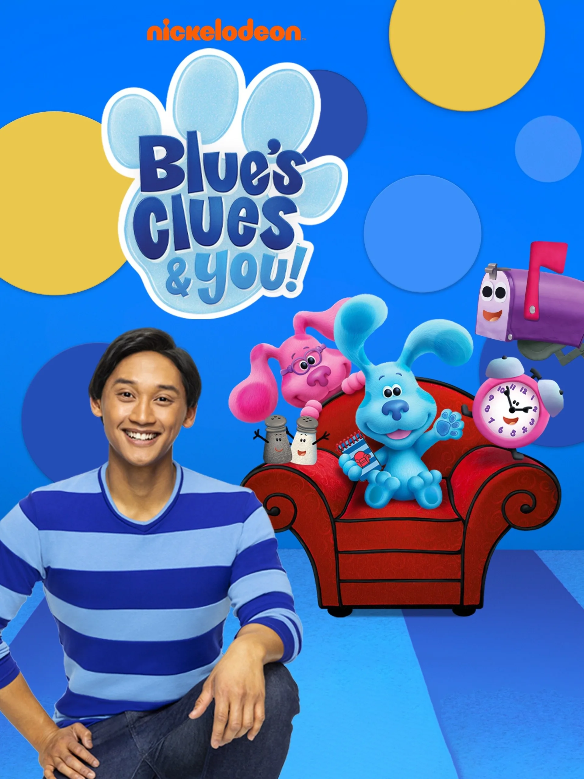 美国儿童英文节目《Blue’s Clues & You! 蓝色斑点狗和你》全四季共62集，1080P高清视频带英文字幕，百度网盘下载！-Roykid-洛伊儿童