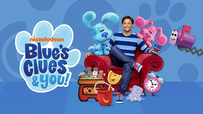 美国儿童英文节目《Blue’s Clues & You! 蓝色斑点狗和你》全四季共62集，1080P高清视频带英文字幕，百度网盘下载！-Roykid-洛伊儿童