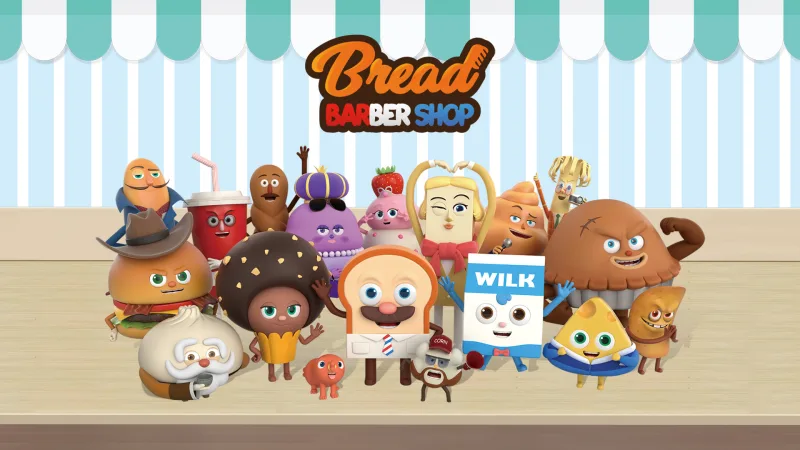 英文动画片《Bread Barbershop面包理发店》全3季共79集，1080P高清视频带英文字幕，百度网盘下载！-Roykid-洛伊儿童