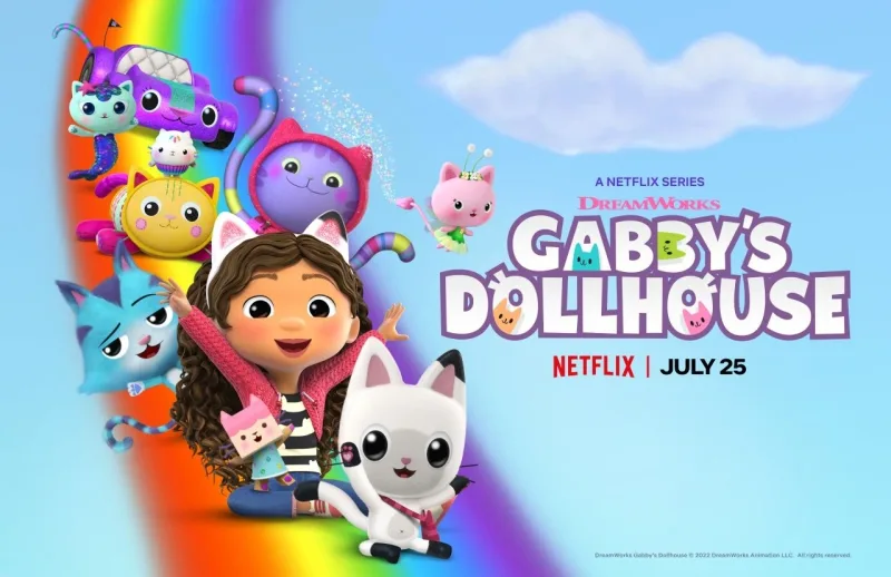 《Gabby’s Dollhouse盖比的娃娃屋》全11季共76集，1080P高清视频带英文字幕，百度网盘下载！-Roykid-洛伊儿童