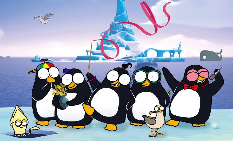 BBC英文动画《Piripenguins 皮里企鹅》全26集，1080P高清视频带英文字幕，百度网盘下载！-Roykid-洛伊儿童