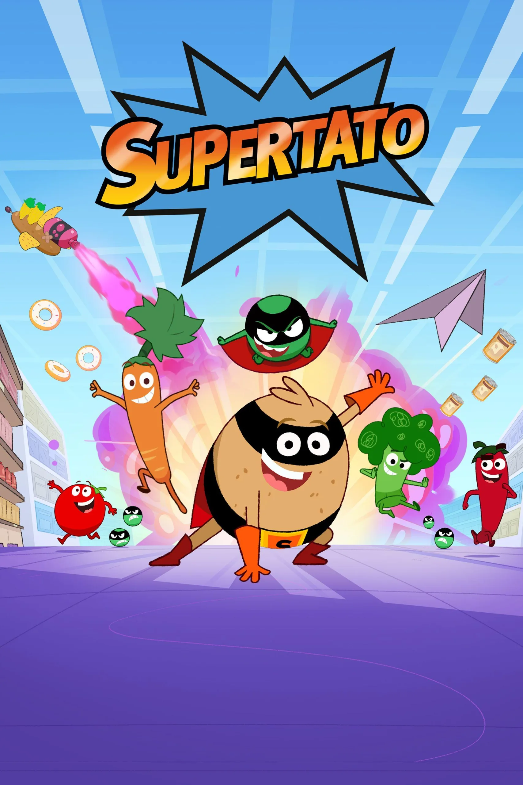 BBC英语启蒙动画Supertato超级土豆，全1-3季共78集+儿歌12集-Roykid-洛伊儿童