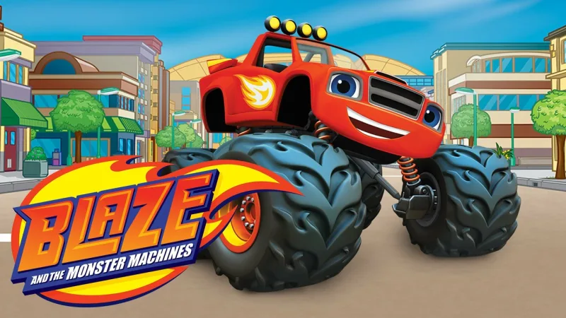 Nick Jr.英文动画片《火焰怪物卡车 Blaze and the Monster Machines》旋风战车队全8季共154集，1080P高清视频带英文字幕，百度网盘下载！-Roykid-洛伊儿童