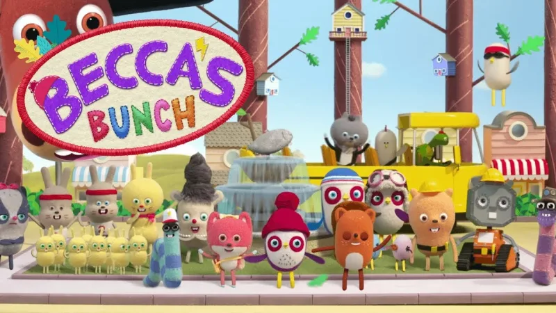 英文启蒙动画《Becca’s Bunch 贝卡和伙伴们》全26集，1080P高清视频带英文字幕，百度网盘下载！-Roykid-洛伊儿童