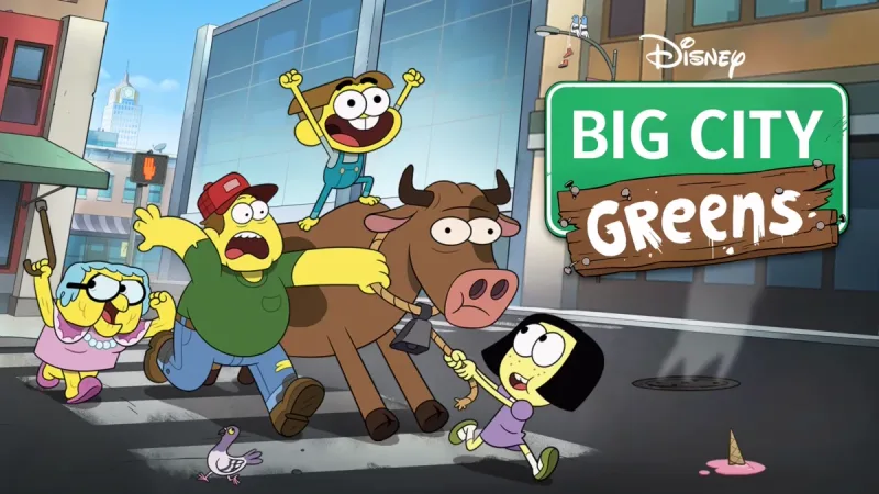 图片[1]-迪士尼英文动画片《Big City Greens 格林一家进城记》全三季共124集，1080P高清视频带英文字幕，百度网盘下载！-Roykid-洛伊儿童