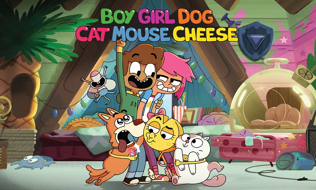 图片[1]-《Boy Girl Dog Cat Mouse Cheese 怪诞一家》全三季共129集，1080P高清视频带英文字幕，百度网盘下载！-Roykid-洛伊儿童