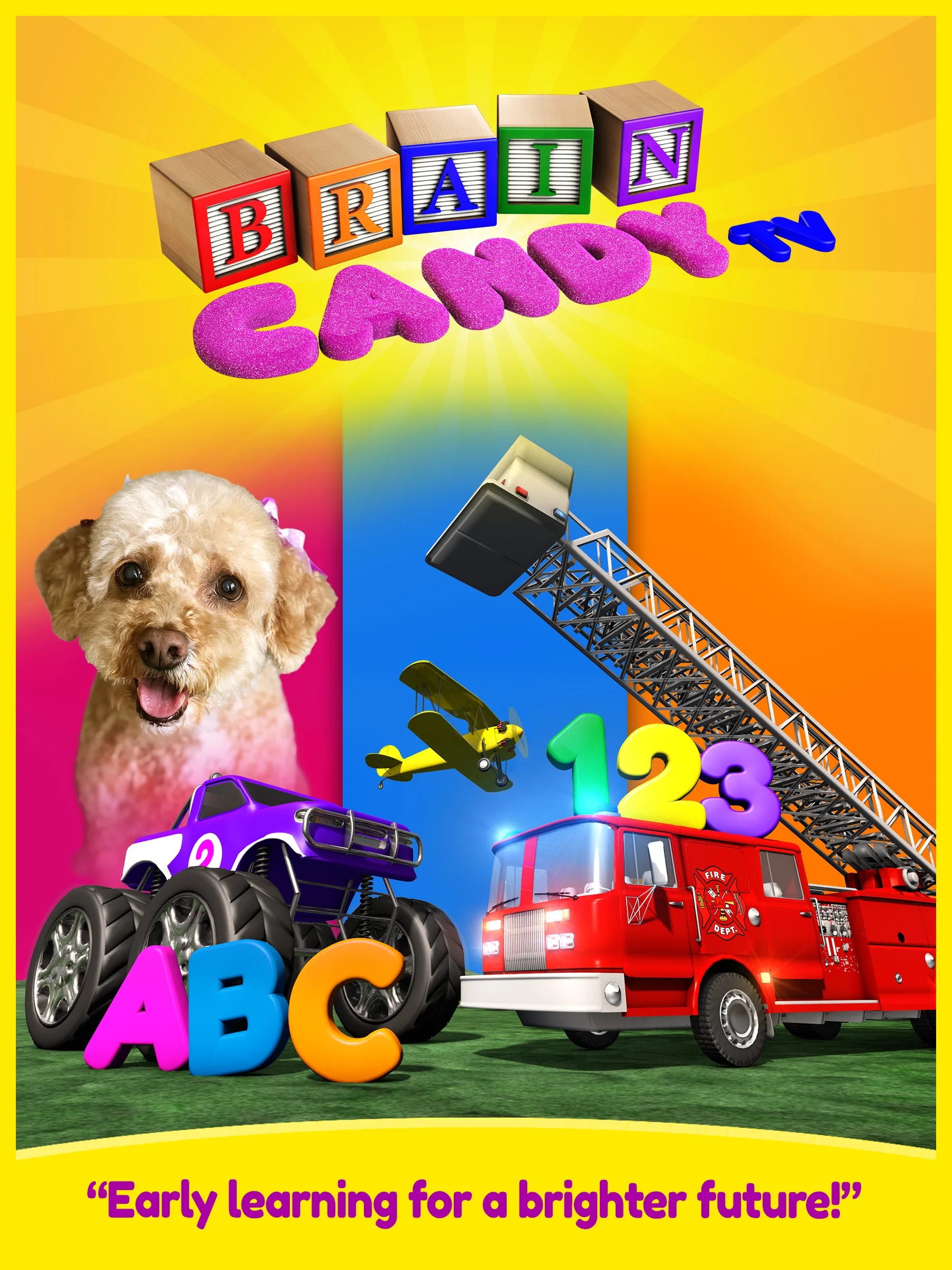 Brain Candy TV汽车动画英语启蒙，学习字母ABC数字颜色科学，总计84集，1080P高清视频带英文字幕，百度网盘下载！-Roykid-洛伊儿童