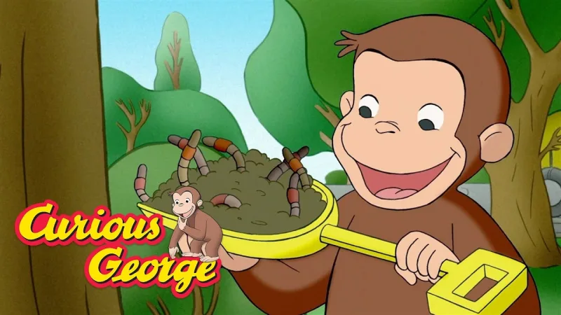 图片[1]-《Curious George好奇的乔治》经典英语动画片全1-15季共198集，1080P高清视频带英文字幕，百度网盘下载！-Roykid-洛伊儿童
