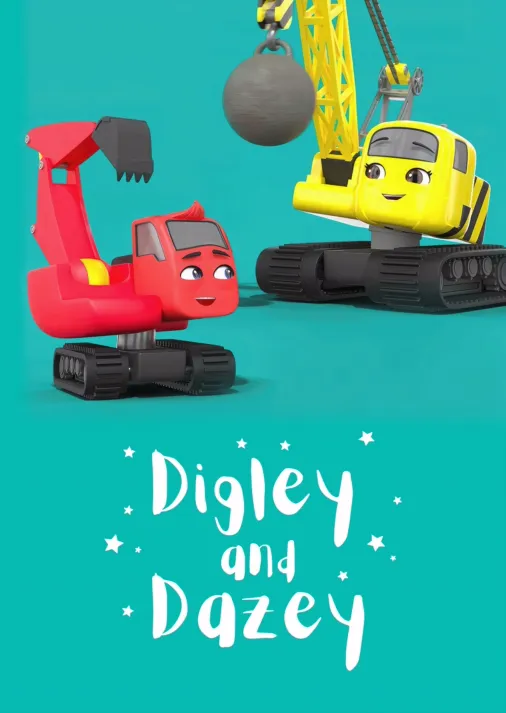 BBC英语动画片Digley and Dazey Stories工程车小伙伴们的故事，全21集，1080P高清视频带英文字幕，百度网盘下载！-Roykid-洛伊儿童