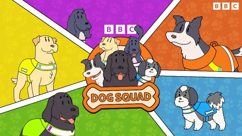 BBC寓教于乐儿童节目《Dog Squad》全三季共40集，了解不同类型工作犬，1080P高清视频带英文字幕，百度网盘下载！-Roykid-洛伊儿童
