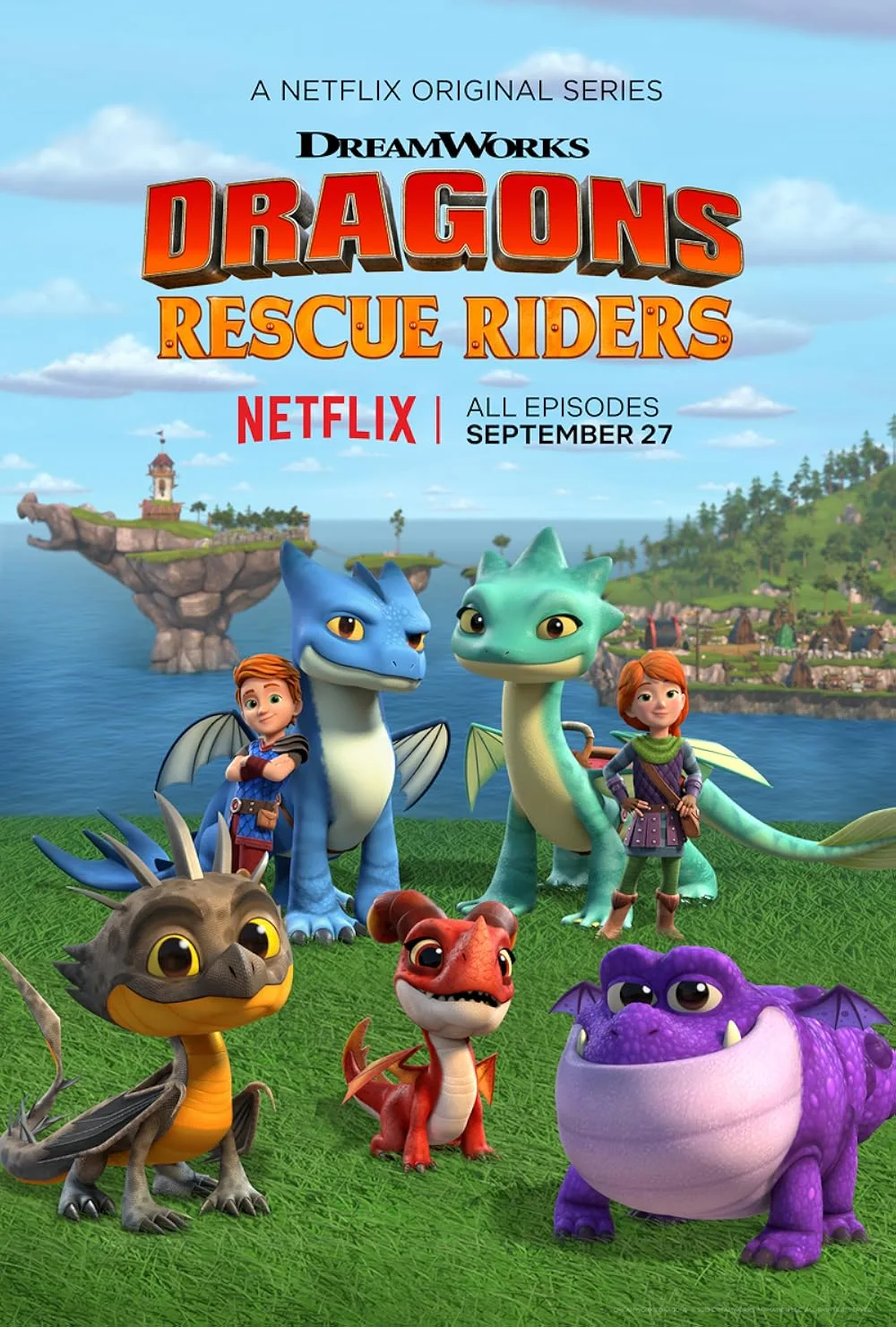 中英文字幕《Dragons: Rescue Riders 龙族：救援骑士》全六季共50集，1080P高清视频，百度网盘下载！-Roykid-洛伊儿童