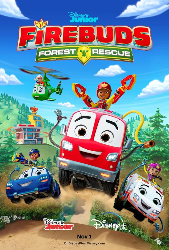 迪士尼英文动画片《Firebuds 消防车伙伴们》全50集，1080P高清视频带英文字幕，百度网盘下载！-Roykid-洛伊儿童