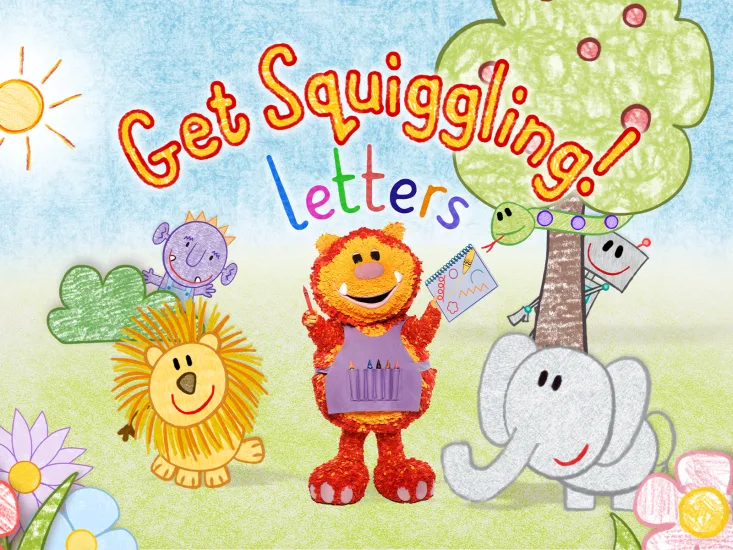 英文动画片《Get Squiggling彩色乐园》涂鸦宝宝绘画课全3季共75集，标清视频带英文字幕，百度网盘下载！-Roykid-洛伊儿童