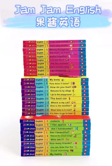 《果酱英语Jam Jam English》英语启蒙分级读物全套视频+音频+精读+教案，百度网盘下载！-Roykid-洛伊儿童