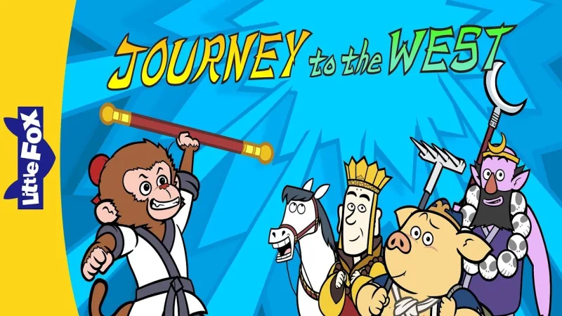 little fox Journey to the West西游记英文版动画片，共108集，视频+音频+108本绘本，1080P高清视频带英文字幕，百度网盘下载！-Roykid-洛伊儿童