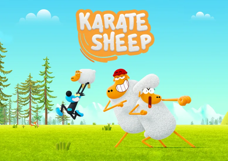 图片[1]-《Karate Sheep空手道绵羊》全13集，1080P高清视频，百度网盘下载！-Roykid-洛伊儿童