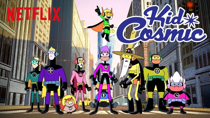图片[1]-《Kid Cosmic 宇宙小子》科幻喜剧英文动画片，全3季共24集，1080P高清视频带英文字幕，百度网盘下载！-Roykid-洛伊儿童