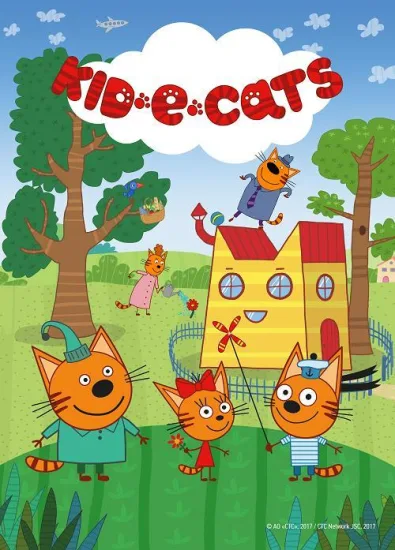 英文版《Kid-E-Cats 咪好一家》全1-2季共104集，1080P高清视频带英文字幕，带配套音频MP3，百度网盘下载！-Roykid-洛伊儿童