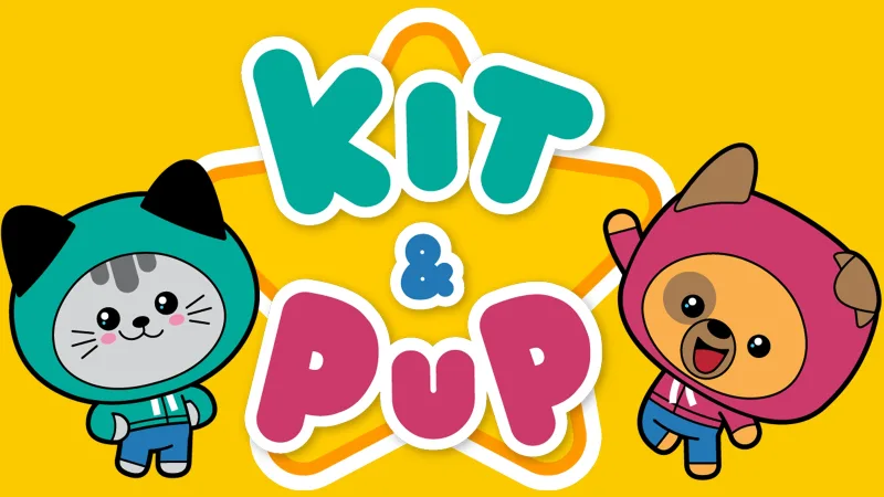 图片[1]-BBC英语动画片《Kit and Pup》吉吉猫和皮皮狗，适合0-8岁，全52集，1080P高清视频带英文字幕，百度网盘下载！-Roykid-洛伊儿童