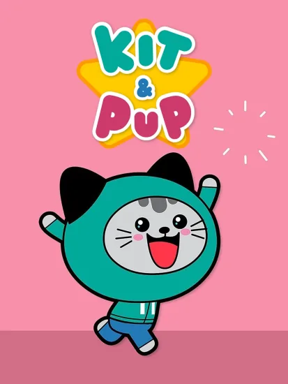 BBC英语动画片《Kit and Pup》吉吉猫和皮皮狗，适合0-8岁，全52集，1080P高清视频带英文字幕，百度网盘下载！-Roykid-洛伊儿童