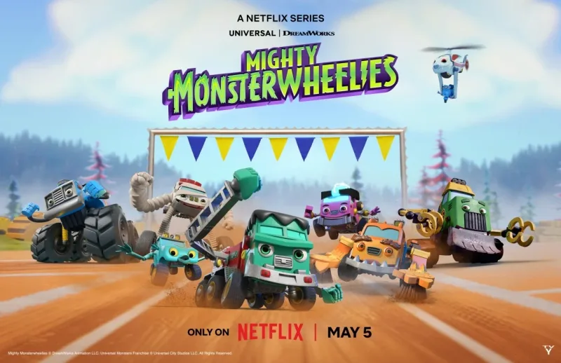 英文动画《Mighty MonsterWheelies 无敌怪物车队》全26集，1080P高清视频带英文字幕+中文字幕，百度网盘下载！-Roykid-洛伊儿童