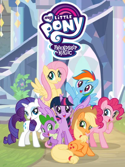 英文版《My Little Pony Friendship Is Magic小马宝莉动画片》全9季共221集，1080P高清视频带英文字幕，百度网盘下载！-Roykid-洛伊儿童
