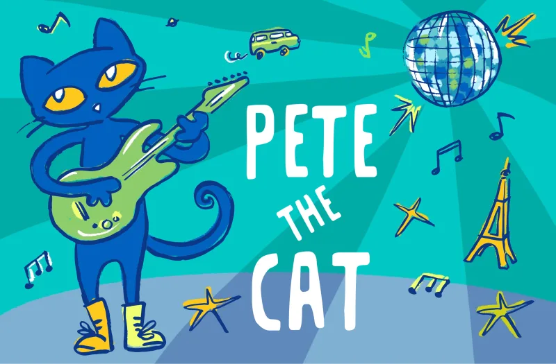 图片[1]-Pete the Cat皮特猫，11绘本+20音频+22视频+游戏互动册，全高清，百度网盘下载！-Roykid-洛伊儿童