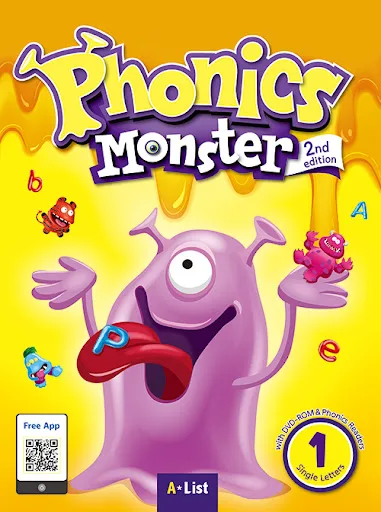 拼读怪兽Phonics Monster英语自然拼读学习教材1-4系列，学生书+练习册+读物+教材，百度网盘下载！-Roykid-洛伊儿童