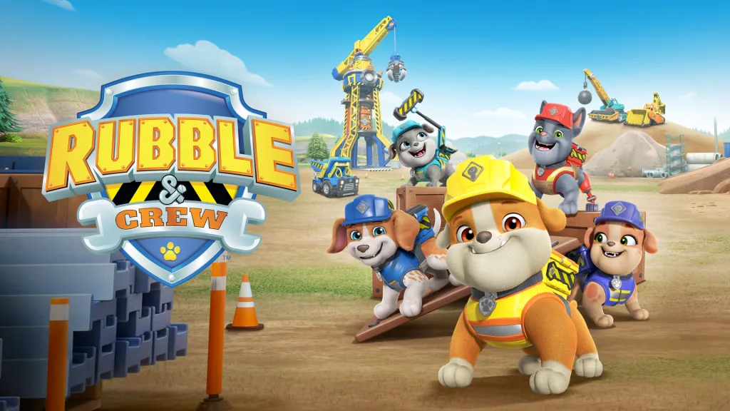 英文动画片《Rubble & Crew 汪汪队之小砾与工程家族》全1-2季共88集，1080P高清视频带英文字幕，百度网盘下载！-Roykid-洛伊儿童