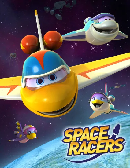 英文版天文科学太空主题动画片《Space Racers太空先锋队》全90集，720P高清视频带中英文字幕，百度网盘下载！-Roykid-洛伊儿童