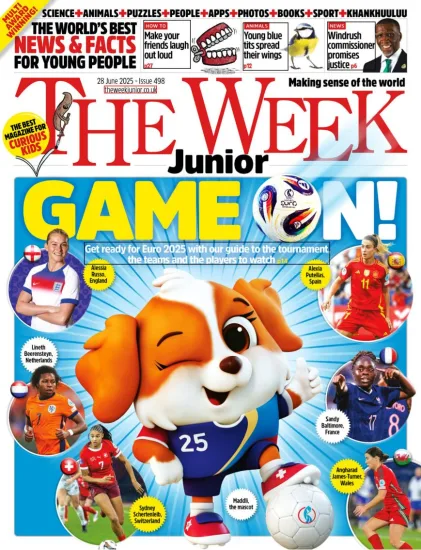 The Week Junior UK-青少年周刊2025.06.28期下载PDF电子版网盘Issue 498杂志订阅-Roykid-洛伊儿童