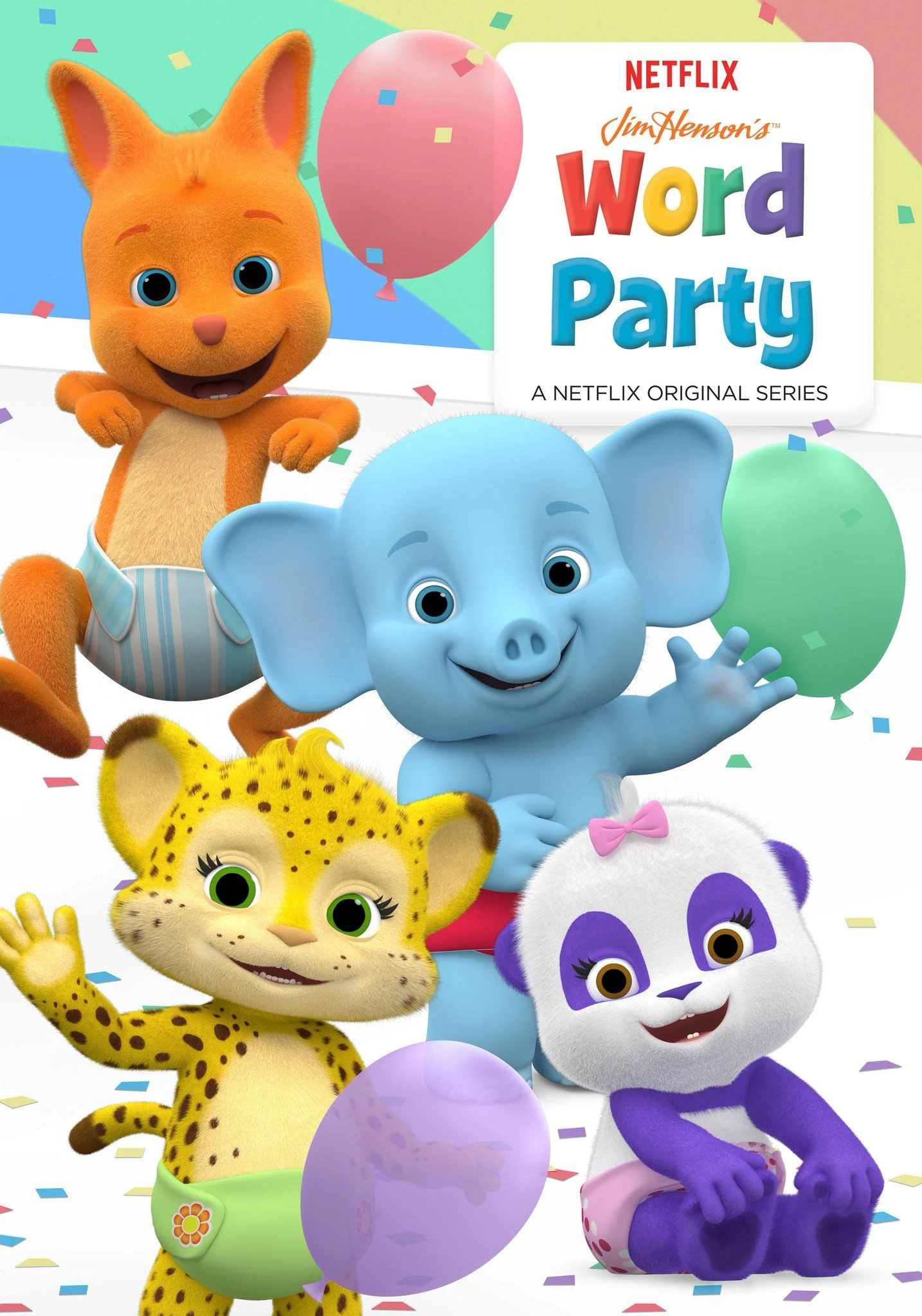 《Word Party文字派对》英文版全四季共50集，高清视频带英文字幕，百度网盘下载！-Roykid-洛伊儿童