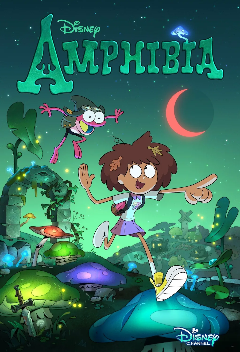 Amphibia奇幻沼泽，迪士尼魔幻冒险英文动画片，全1-3季共106集，1080P高清视频带英文字幕，百度网盘下载！-Roykid-洛伊儿童